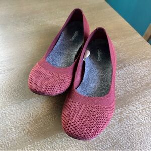 Allbirds Tree Breezers Clay size 9 Balley Flats Shoes Red